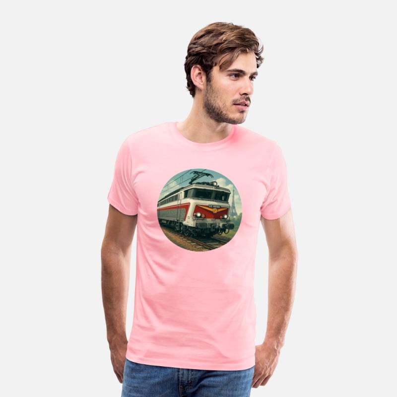 Retro French Locomotive – Vintage Illustration