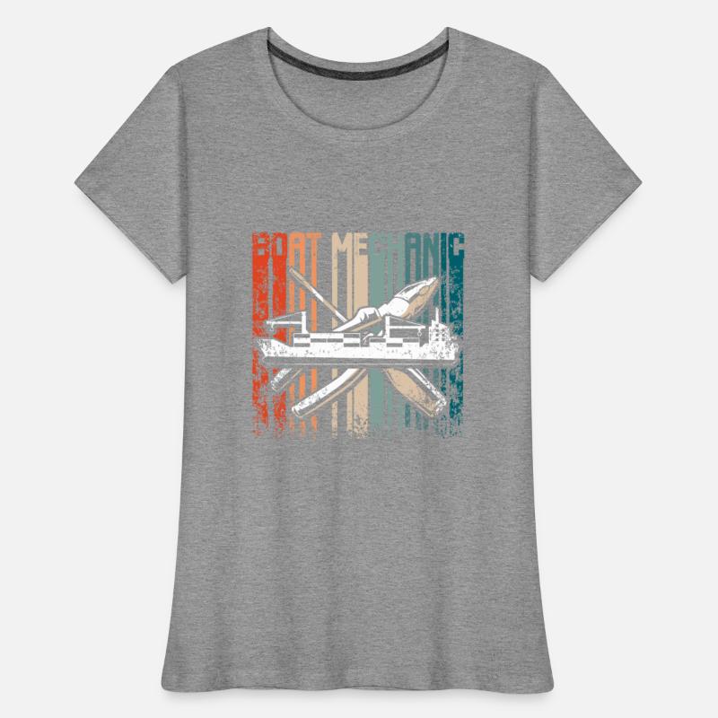 Retro Vintage boat mechanic