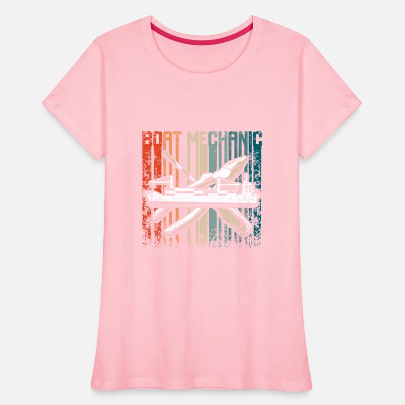 Retro Vintage boat mechanic