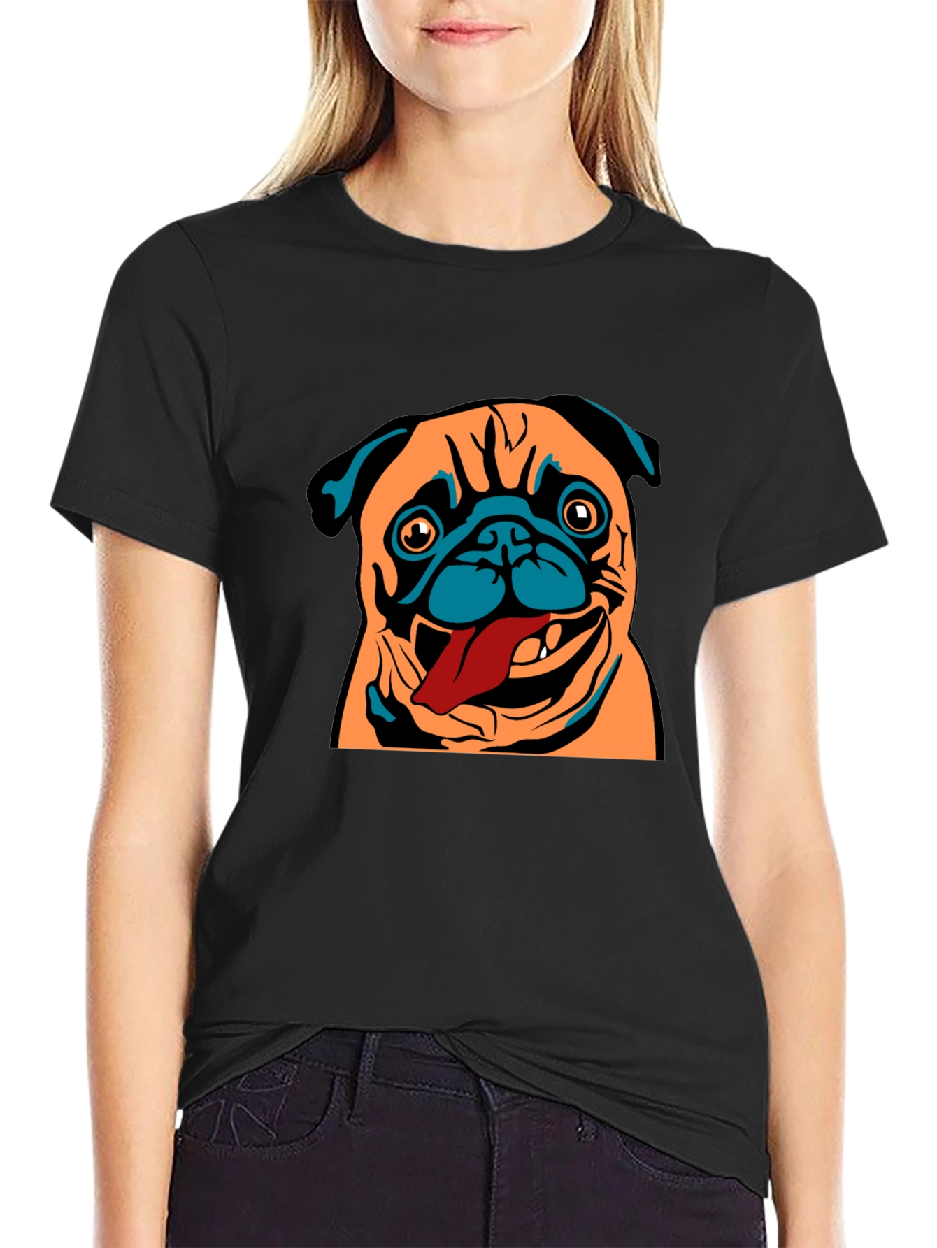 Pug Graphic Tee - Unique Dog Lover Gift