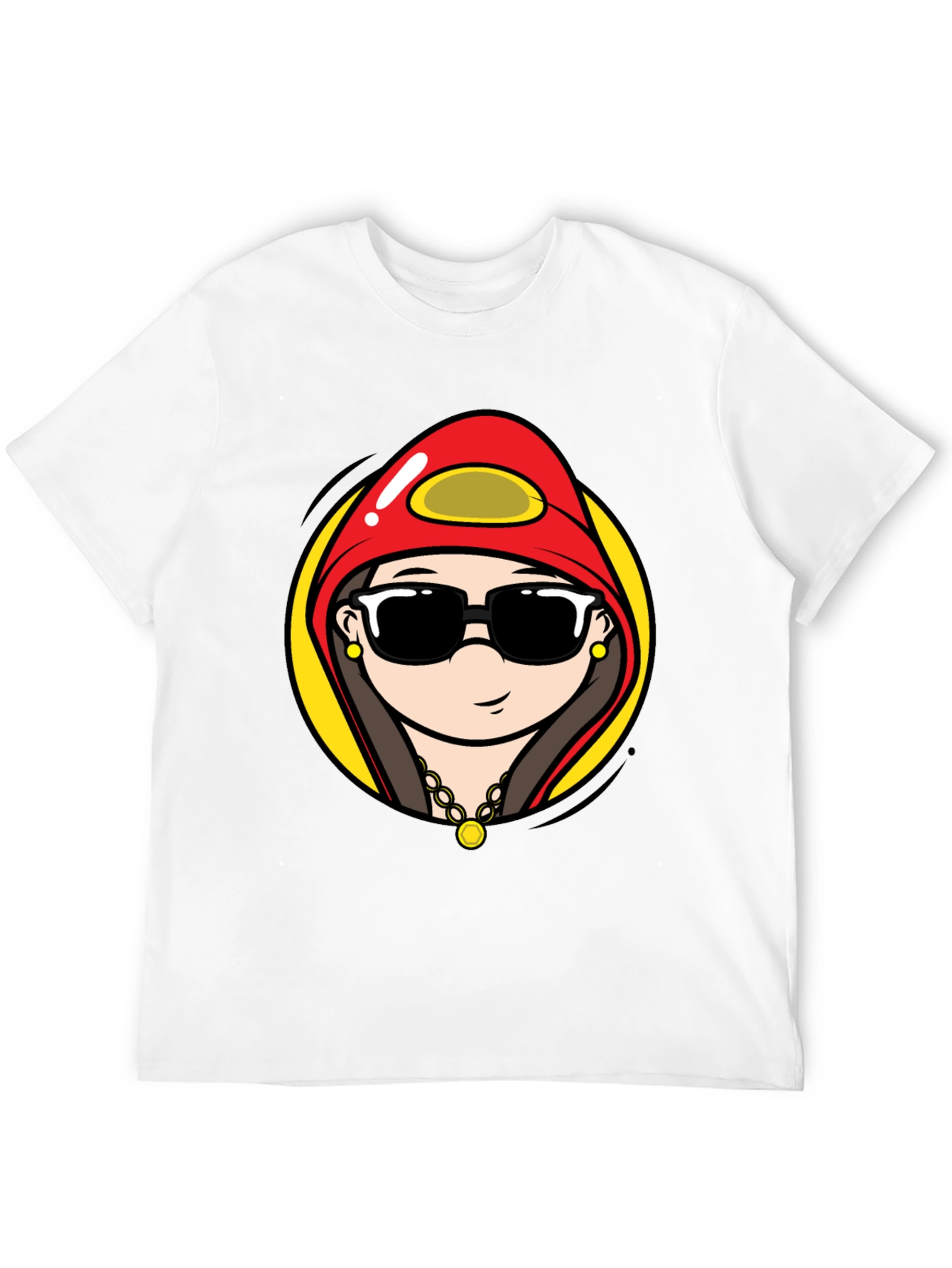 Cartoon Character Black T-Shirt
