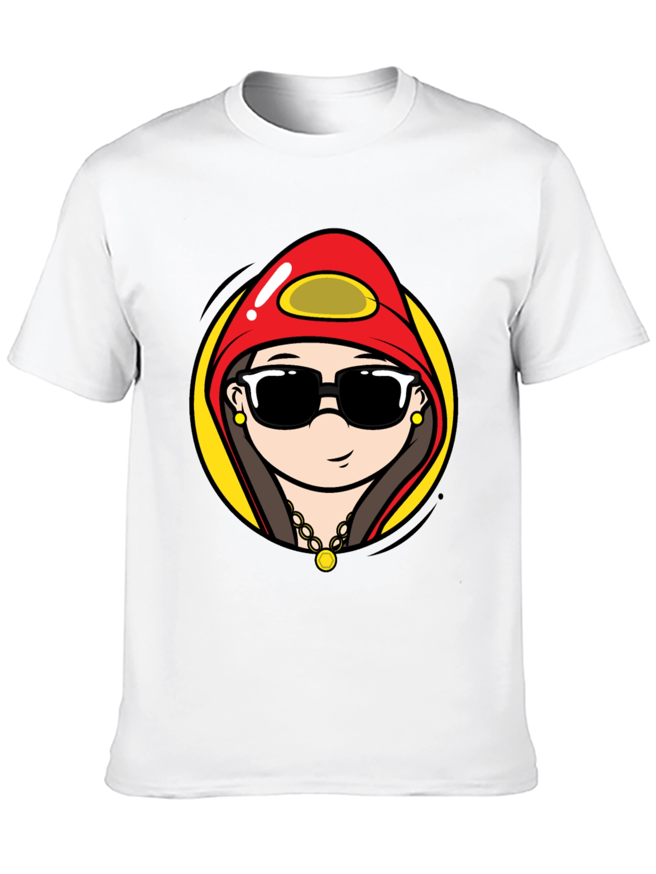 Cartoon Character Black T-Shirt