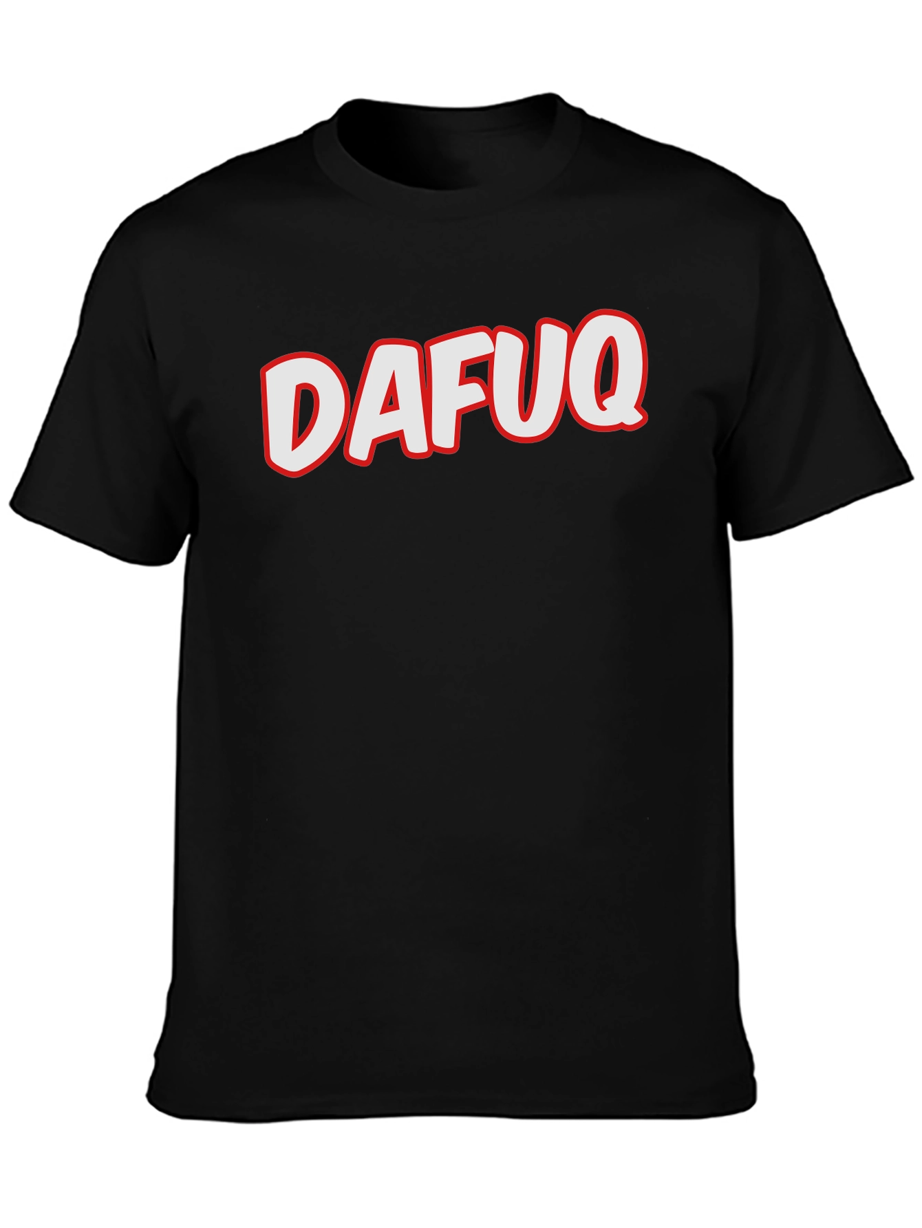 DAFUQ Graphic T-Shirt - Mens Black Tee
