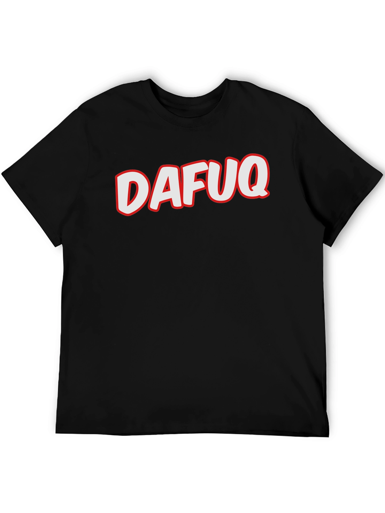 DAFUQ Graphic T-Shirt - Mens Black Tee