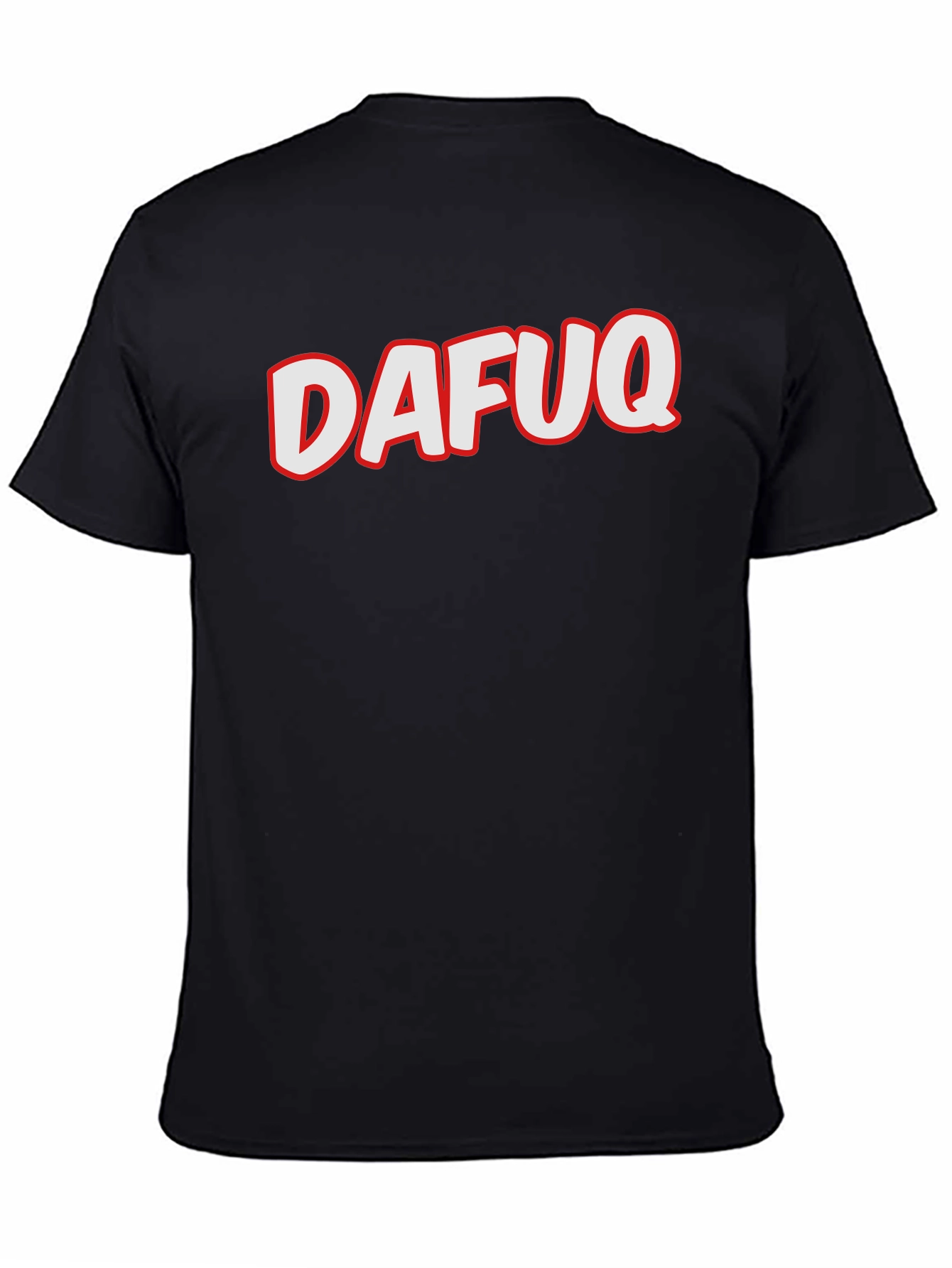 DAFUQ Graphic T-Shirt - Mens Black Tee