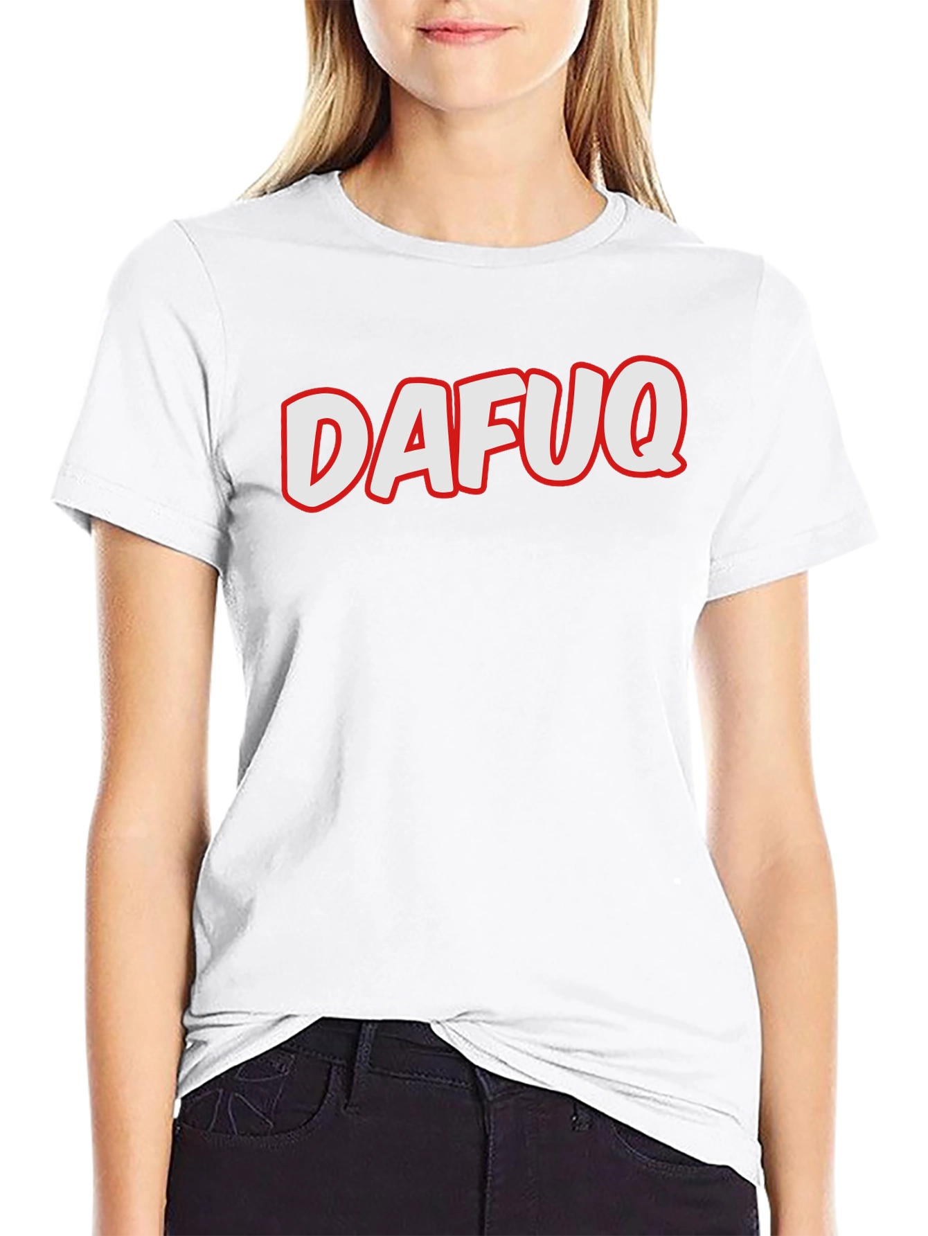 DAFUQ Graphic T-Shirt - Mens Black Tee