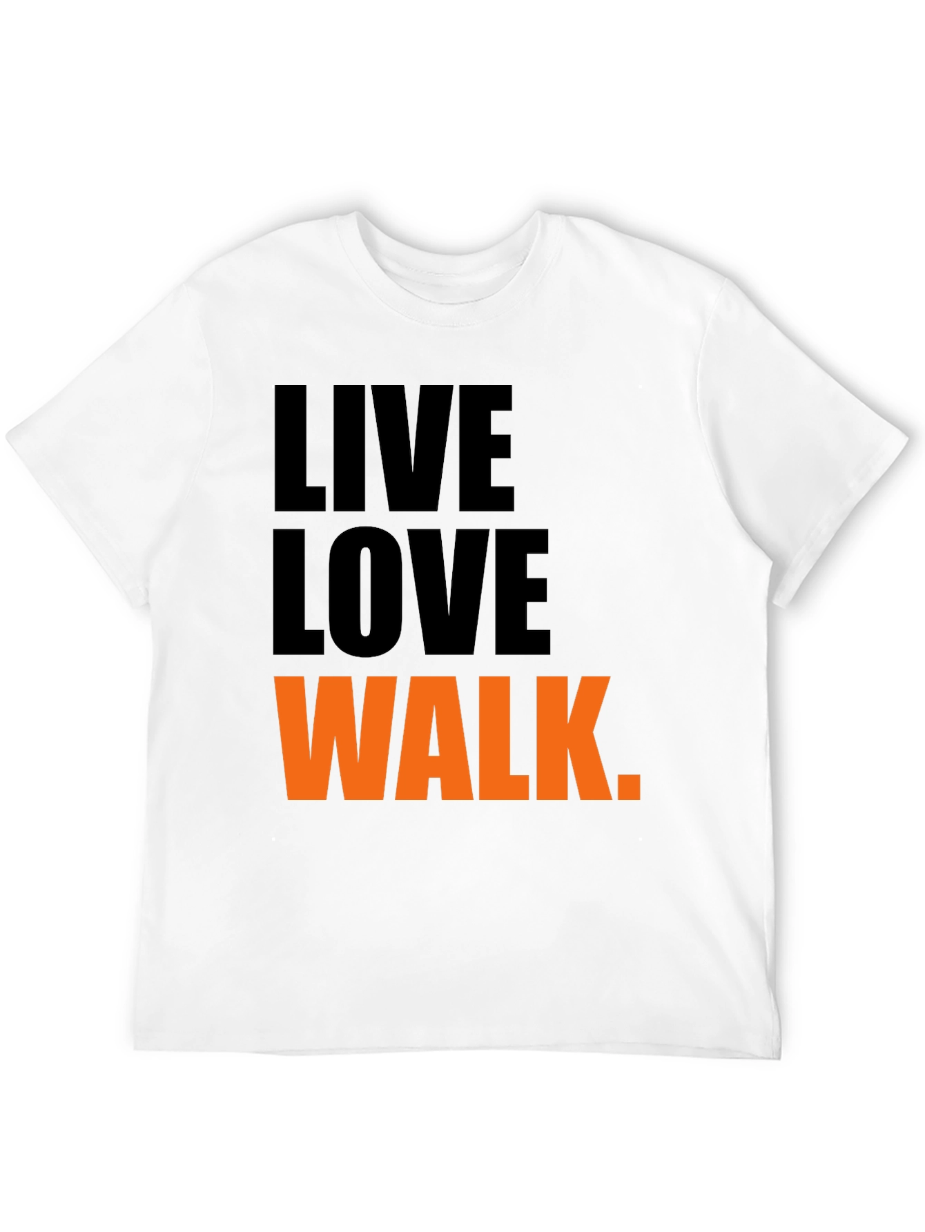 Live Love Walk T-Shirt - Black