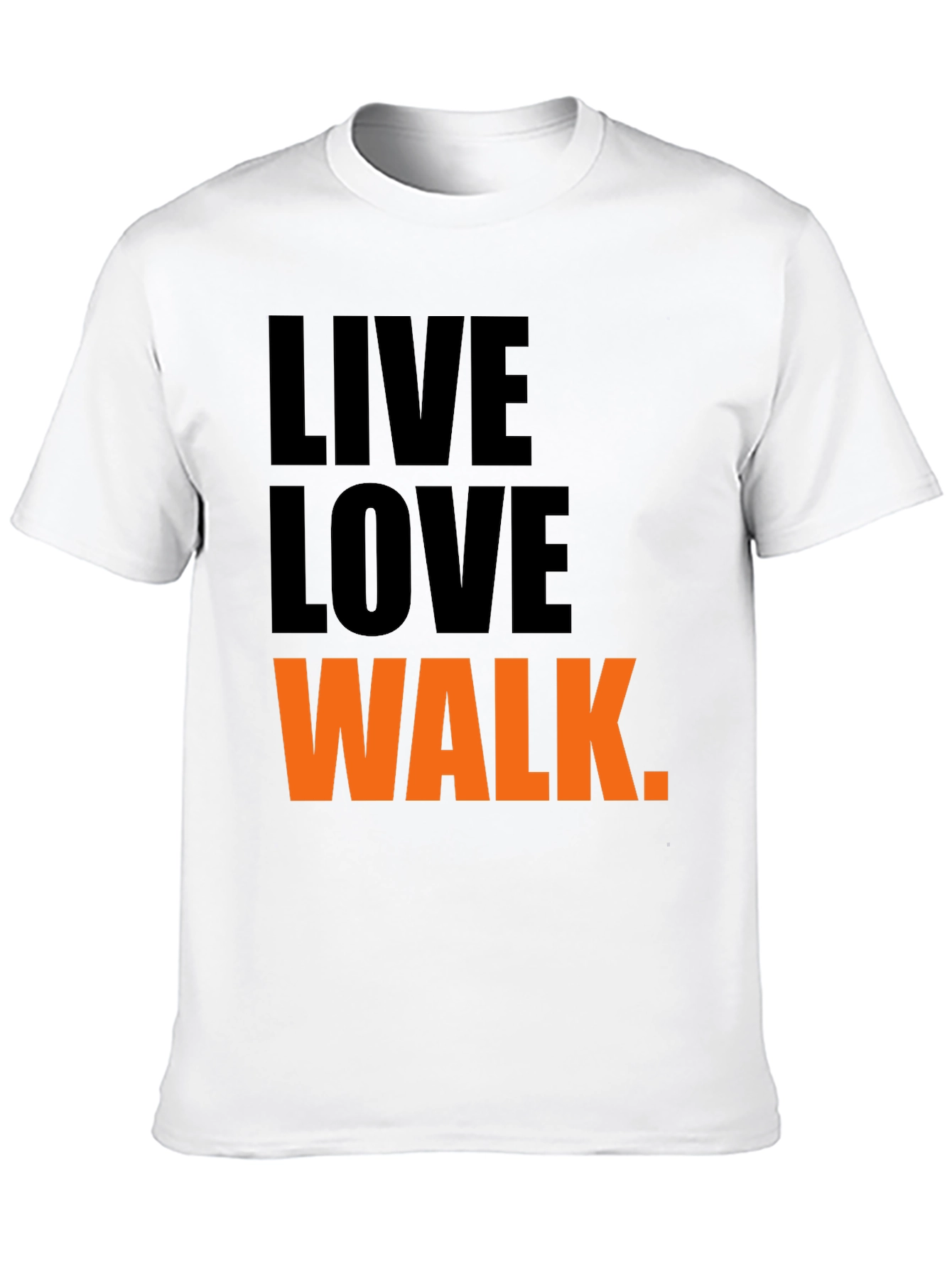 Live Love Walk T-Shirt - Black