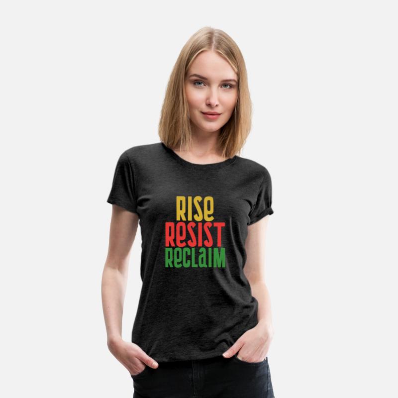 Rise Resist Reclaim – Black History Pride T-Shirt
