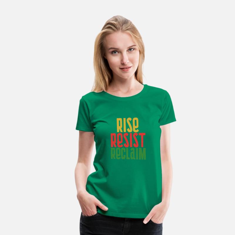 Rise Resist Reclaim – Black History Pride T-Shirt
