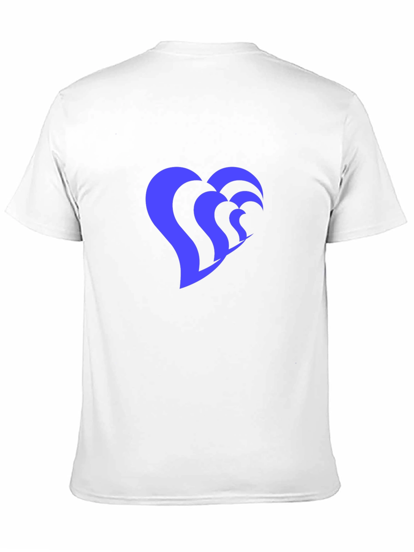 Heart Wave Graphic Tee - Stylish Black T-Shirt