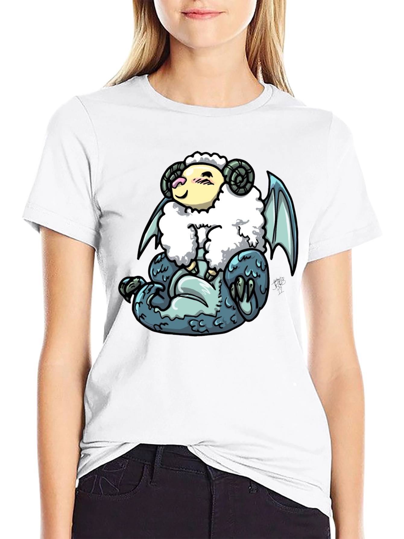Sheep Dragon Graphic Tee