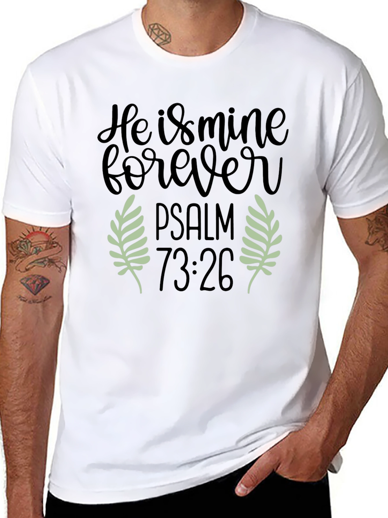 He is Mine Forever Psalm T-Shirt