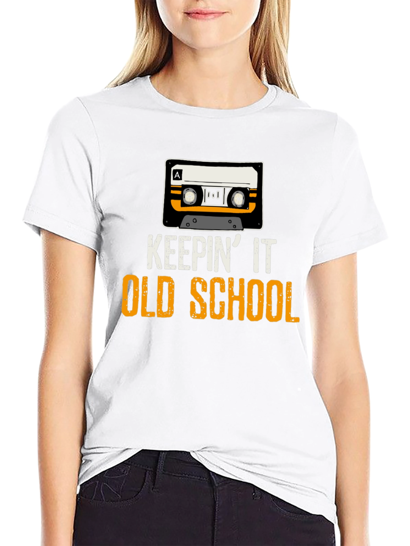 Keepin It Old School Retro Cassette T-Shirt
