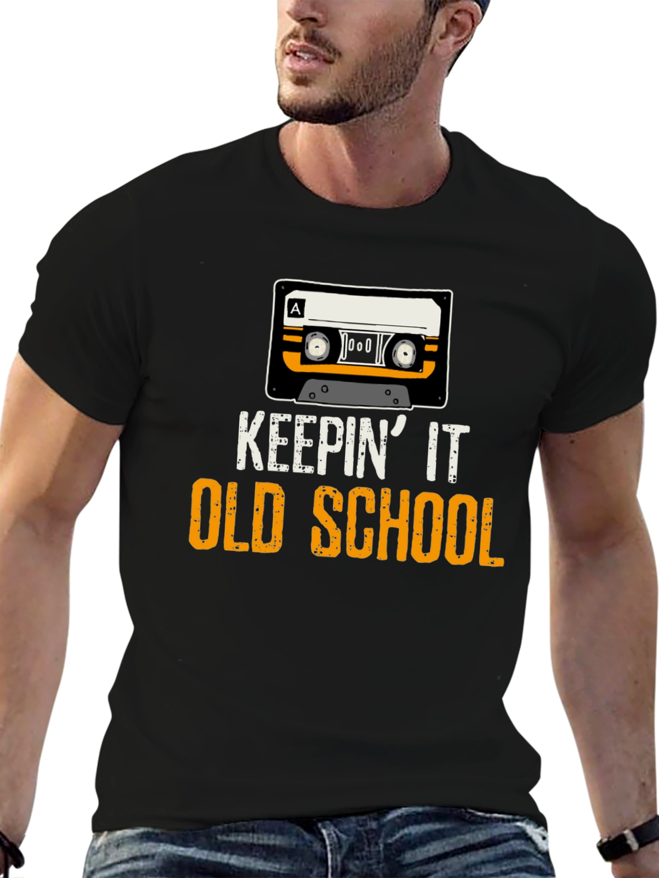 Keepin It Old School Retro Cassette T-Shirt