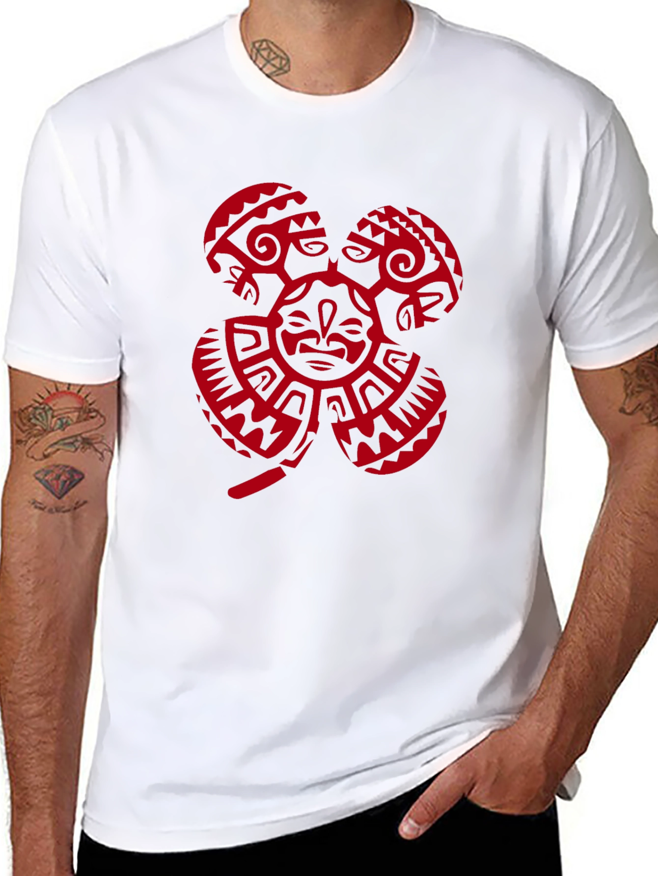 Tribal Sun T-Shirt - Bold Graphic Tee