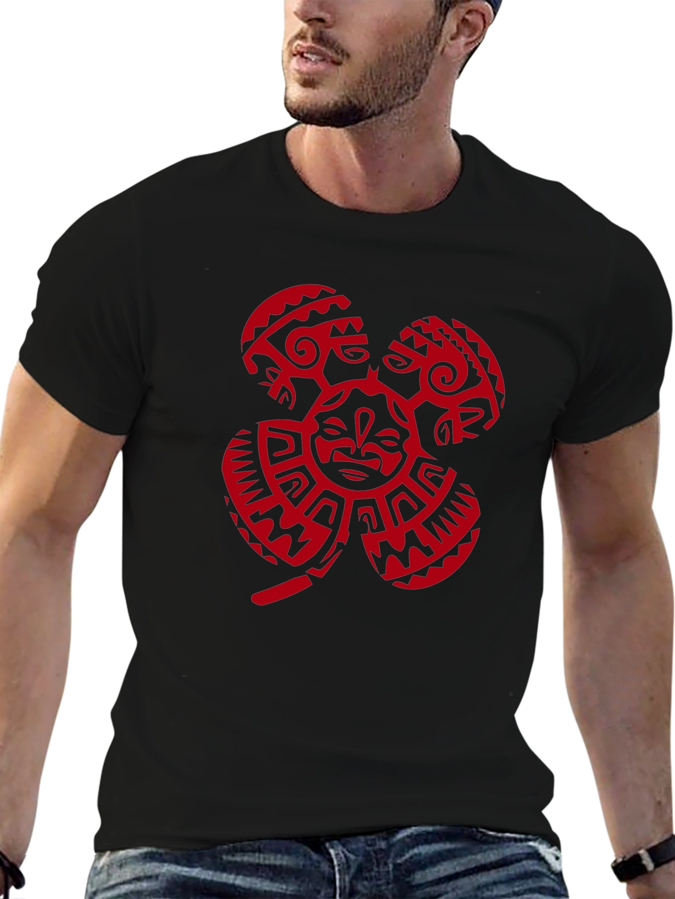 Tribal Sun T-Shirt - Bold Graphic Tee