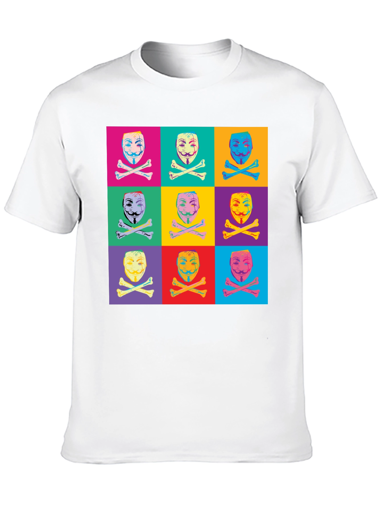 V for Vendetta Pop Art Graphic T-Shirt
