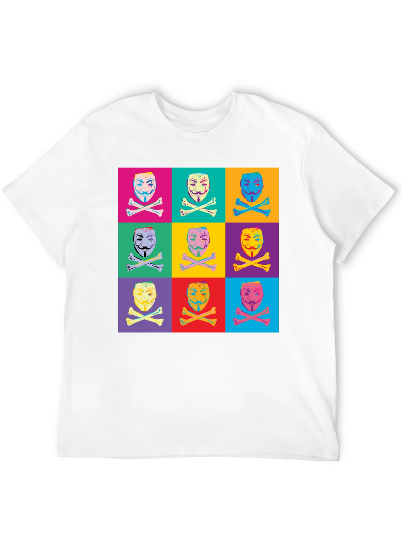 V for Vendetta Pop Art Graphic T-Shirt