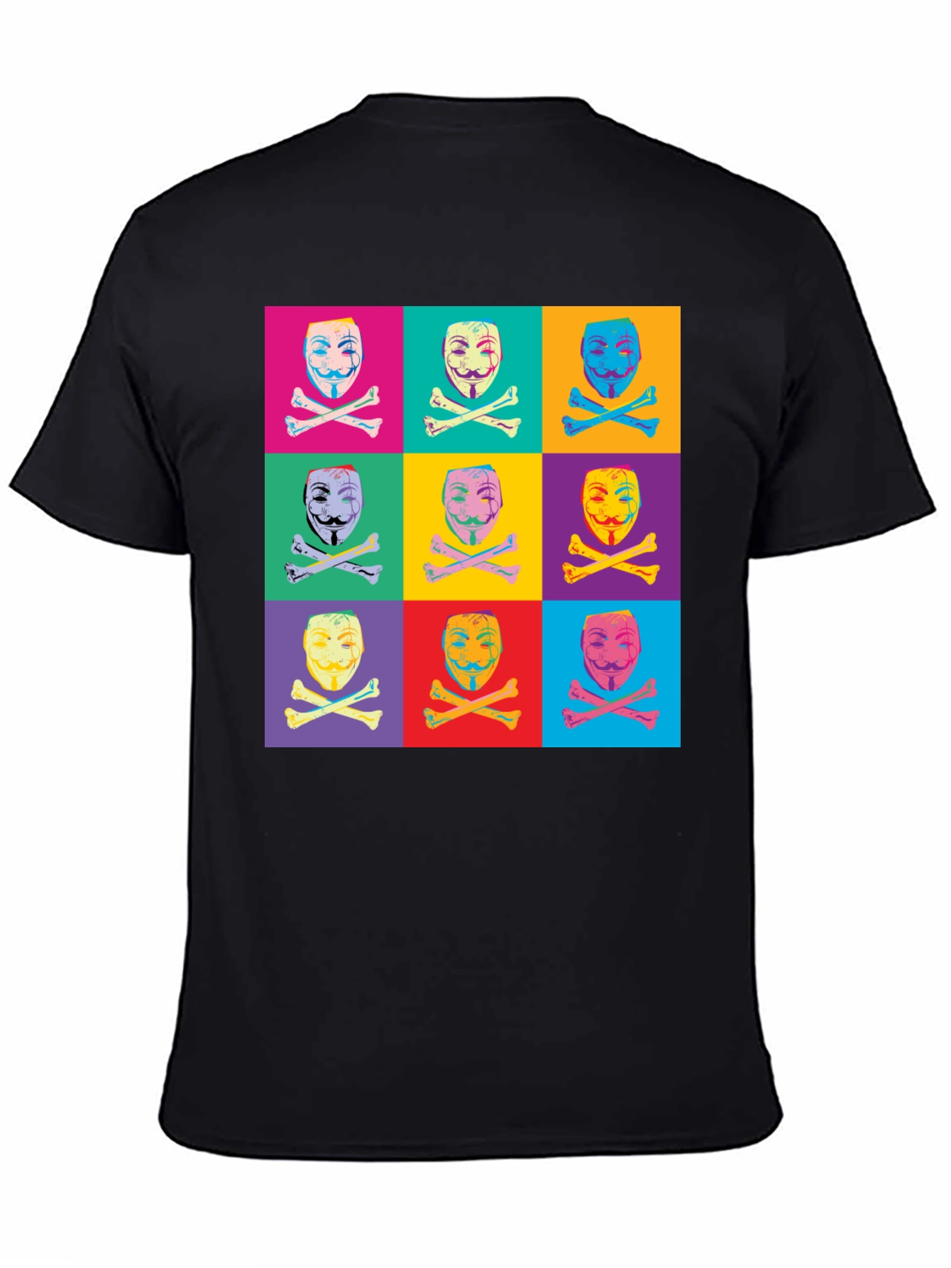 V for Vendetta Pop Art Graphic T-Shirt