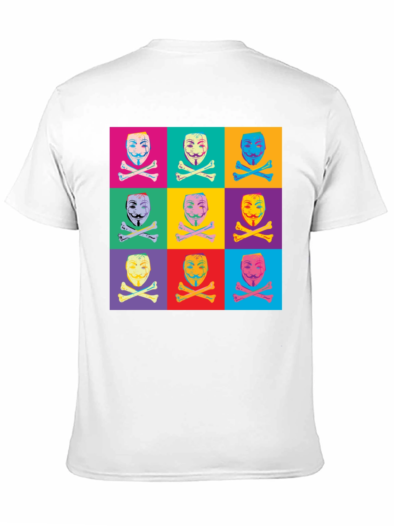V for Vendetta Pop Art Graphic T-Shirt