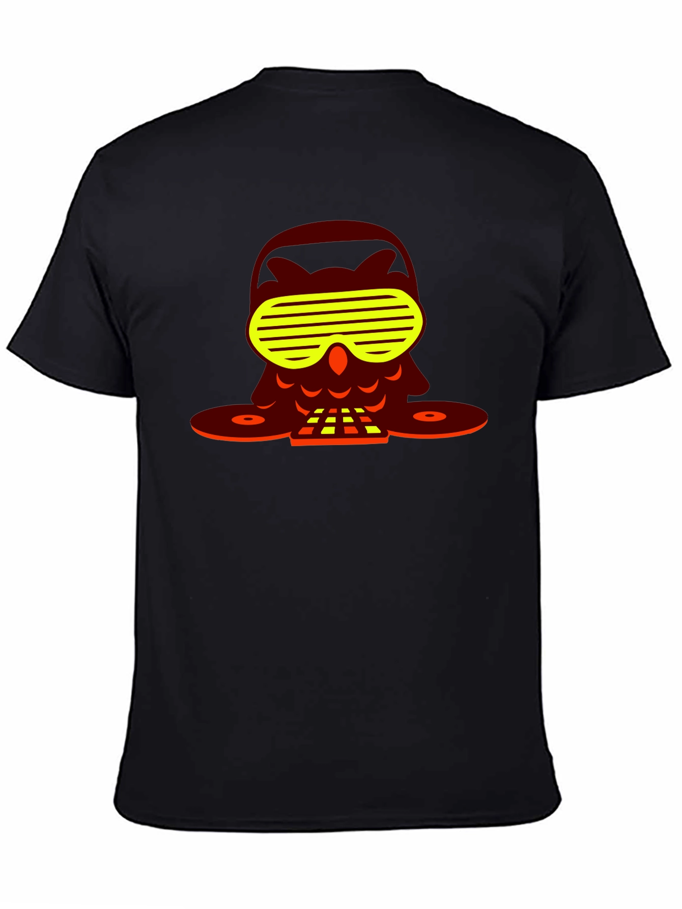 DJ Owl T-Shirt - Unique Graphic Tee