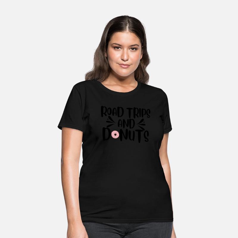 Road Trips and Donuts T-shirts