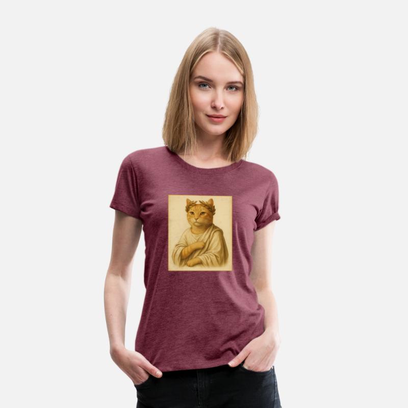Roman Emperor Cat in Toga Noble Vintage Portrait