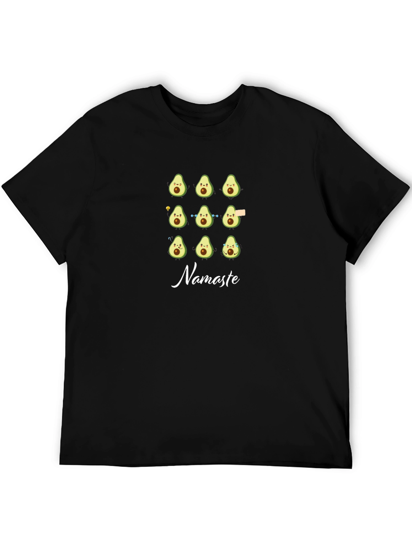 Avocado Namaste Black T-Shirt