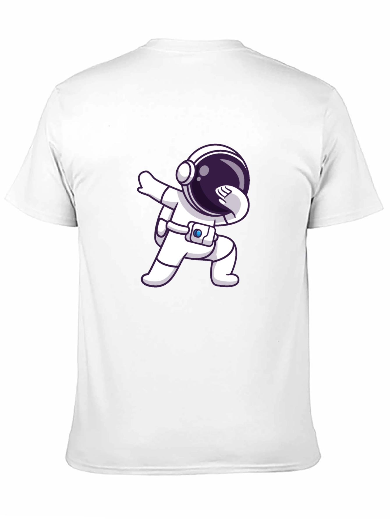 Astronaut Dab Black T-Shirt - Space Lover Gift