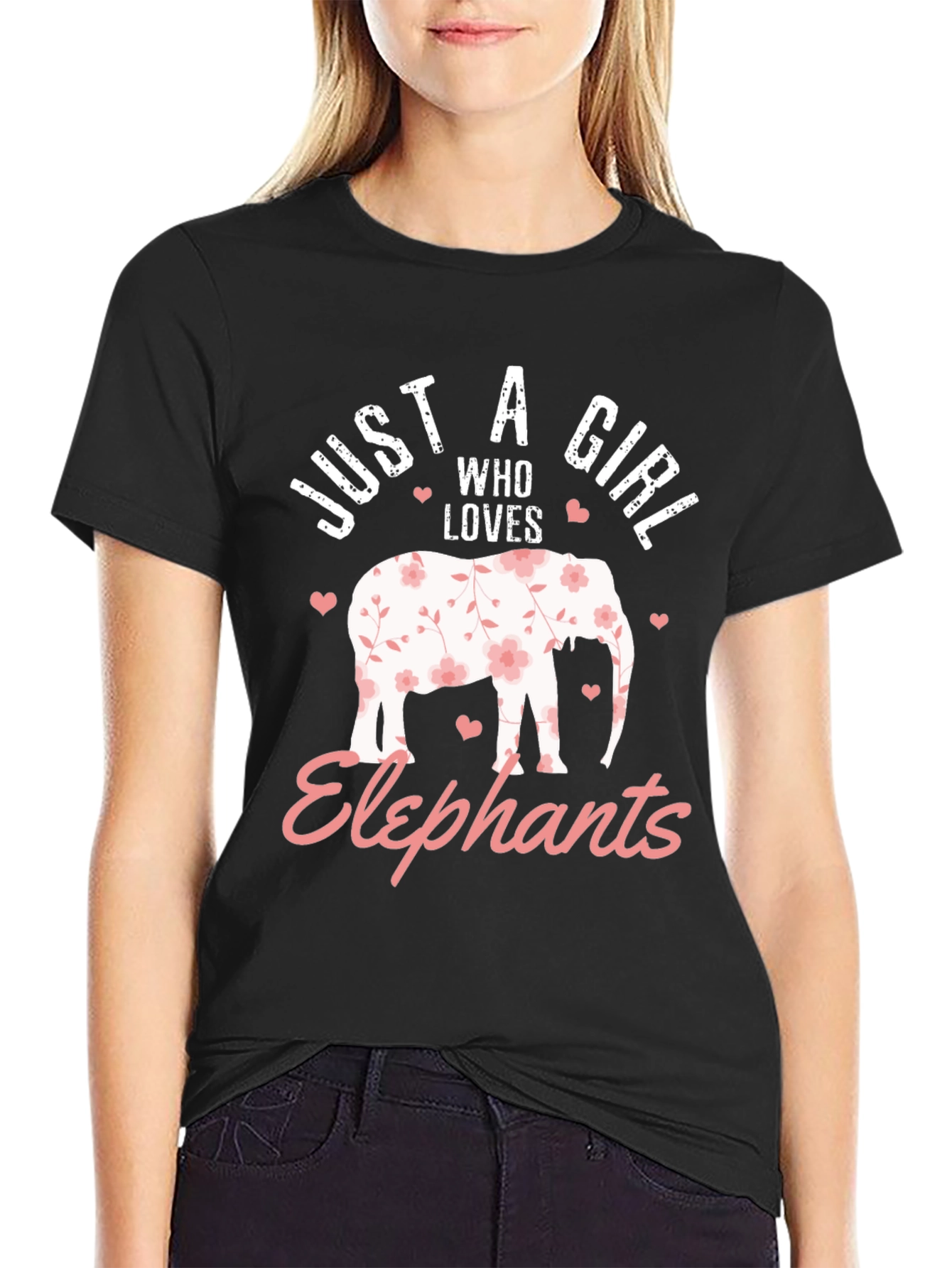 Just A Girl Who Loves Elephants T-Shirt