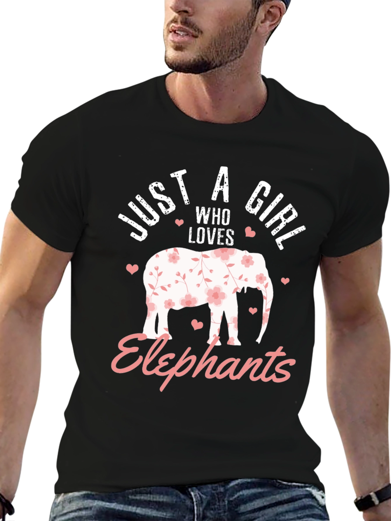 Just A Girl Who Loves Elephants T-Shirt