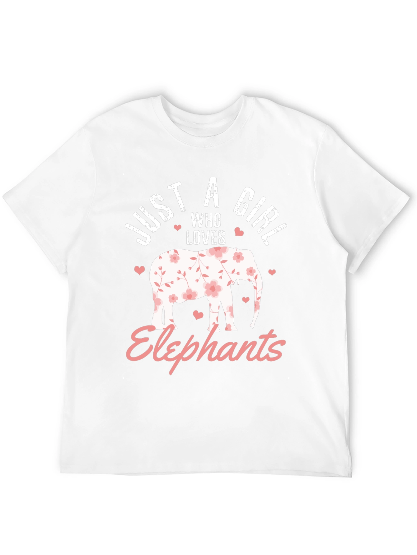Just A Girl Who Loves Elephants T-Shirt