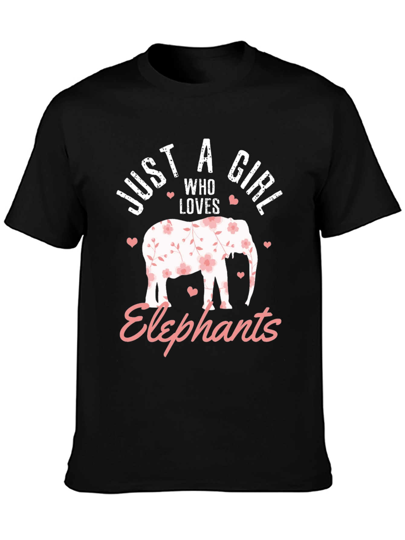 Just A Girl Who Loves Elephants T-Shirt