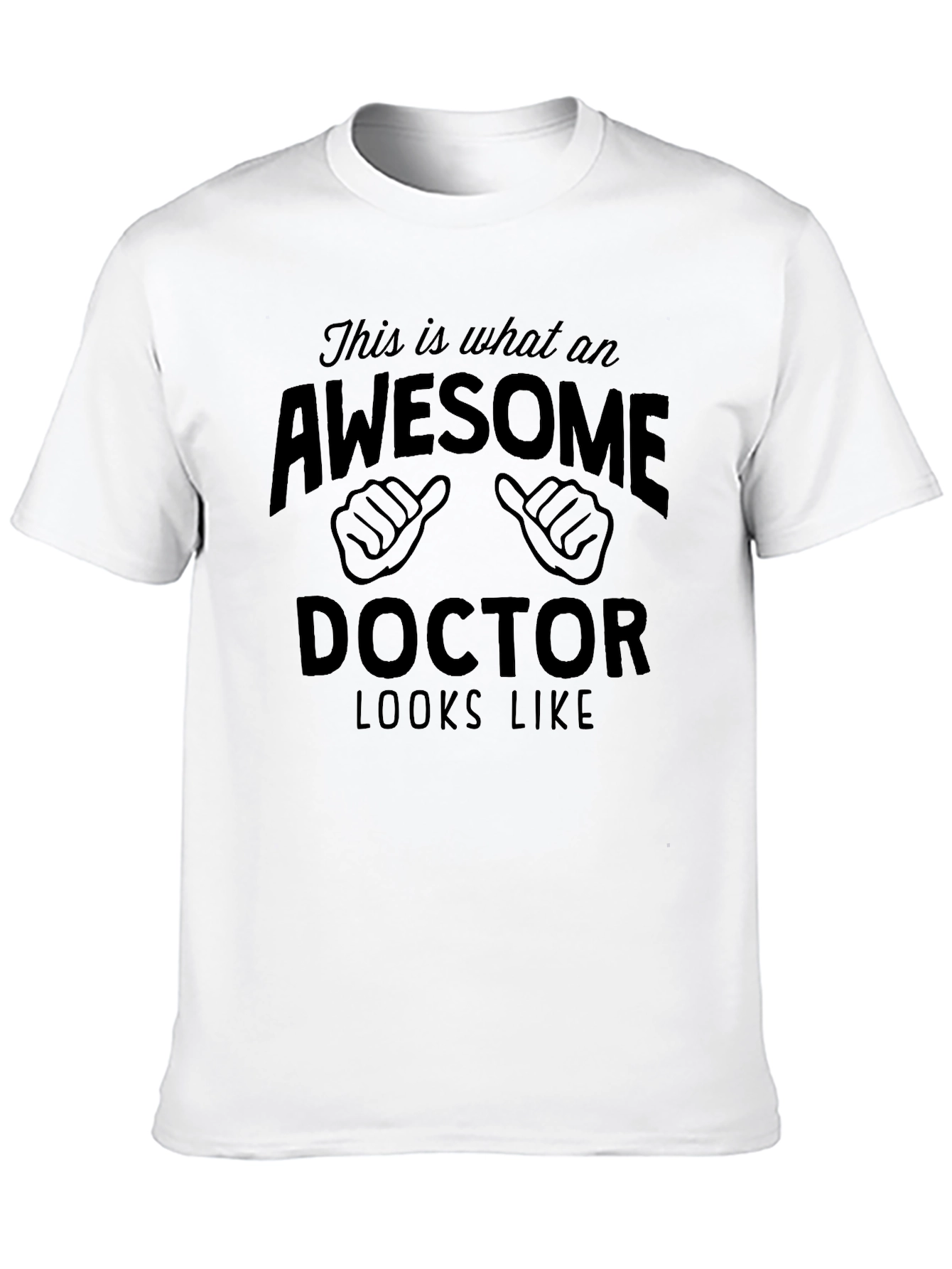 Awesome Doctor T-Shirt - Mens Black Tee