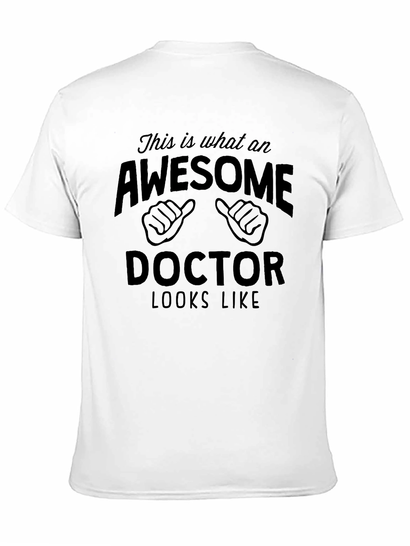 Awesome Doctor T-Shirt - Mens Black Tee