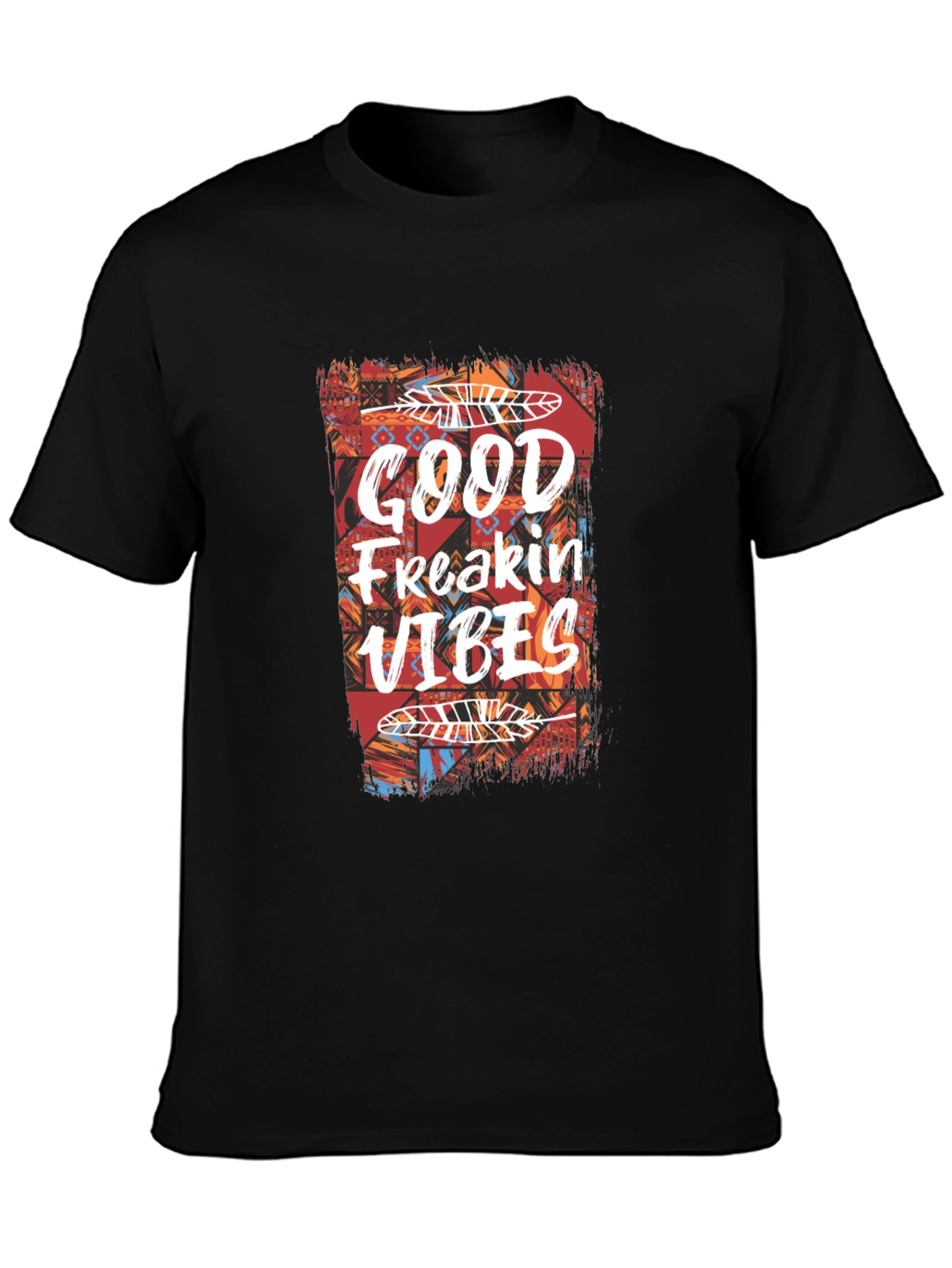 Good Freakin Vibes Graphic Tee - Casual Comfort