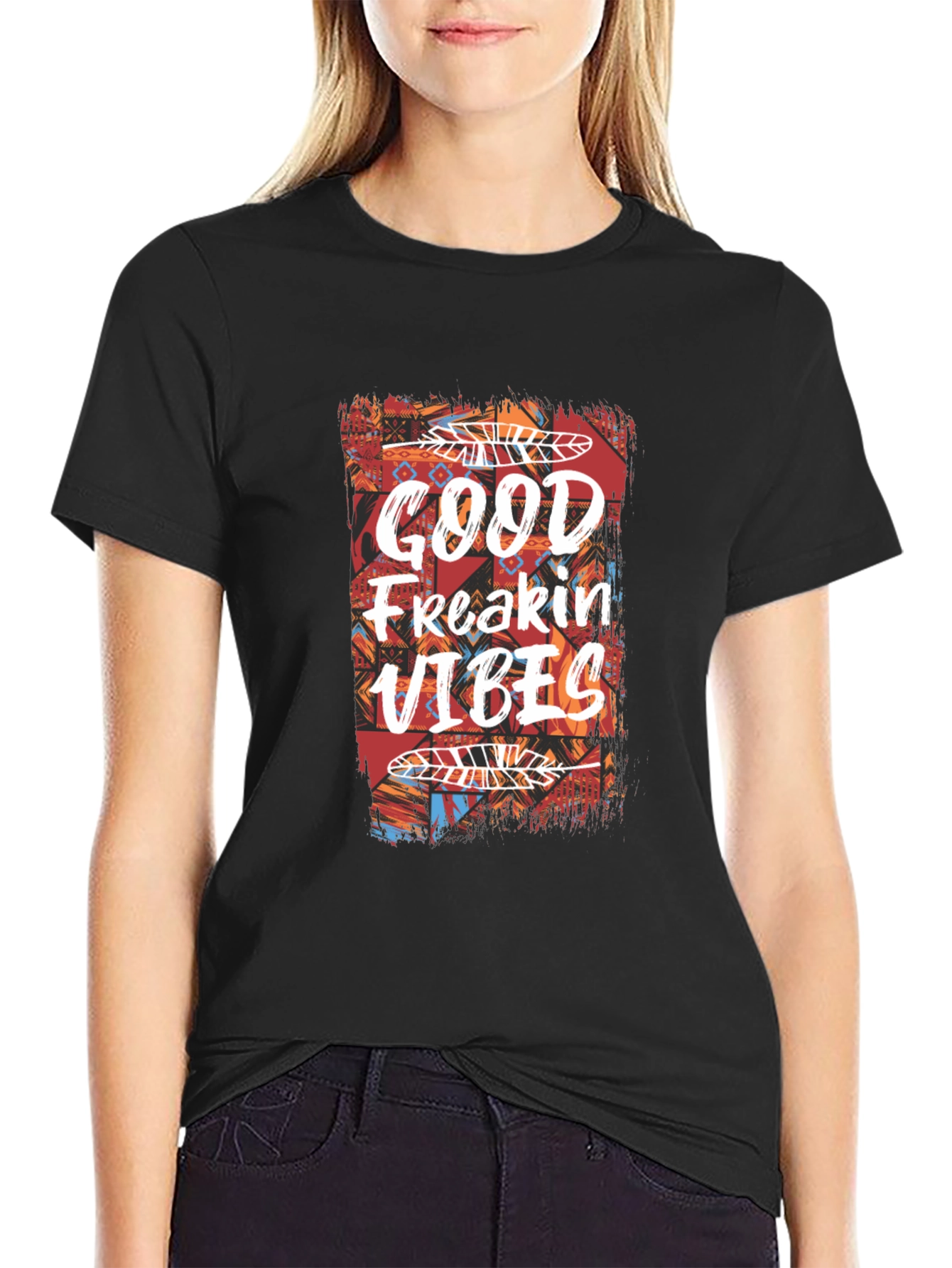 Good Freakin Vibes Graphic Tee - Casual Comfort