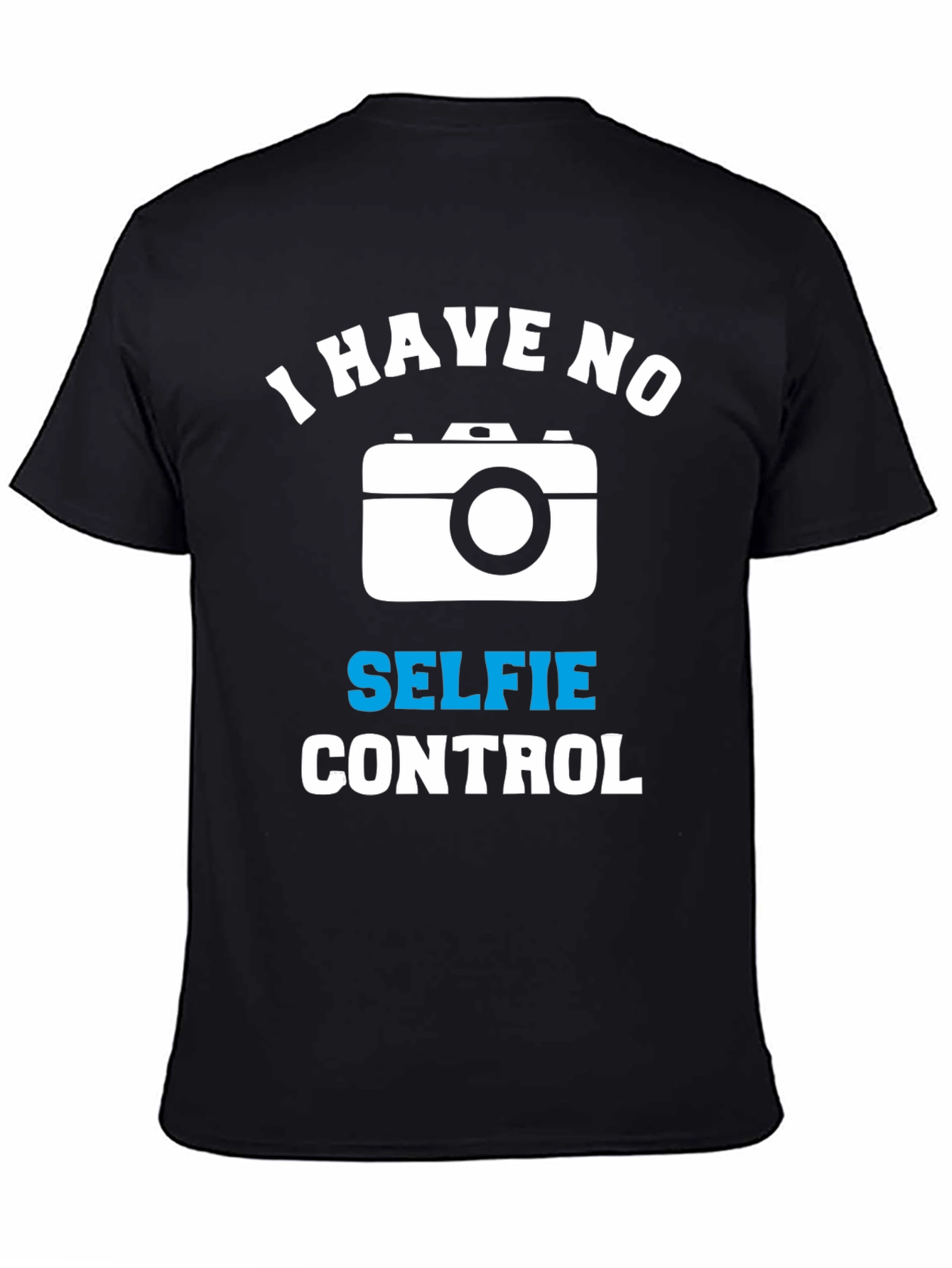 Funny Selfie Control Graphic T-Shirt
