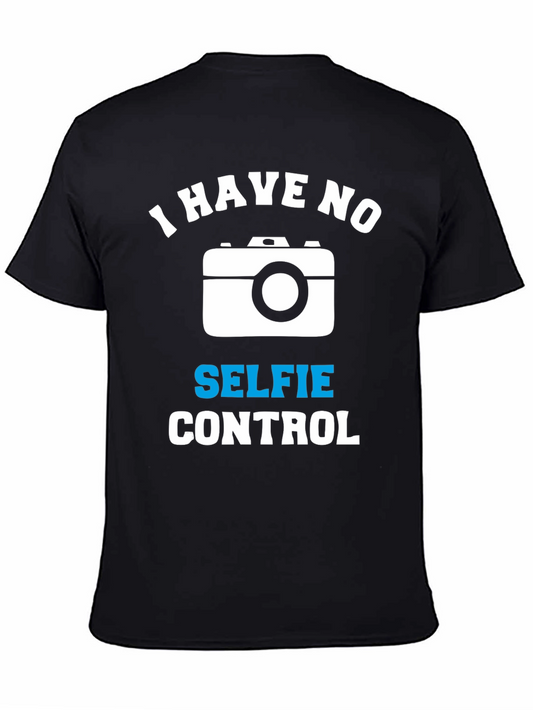 Funny Selfie Control Graphic T-Shirt