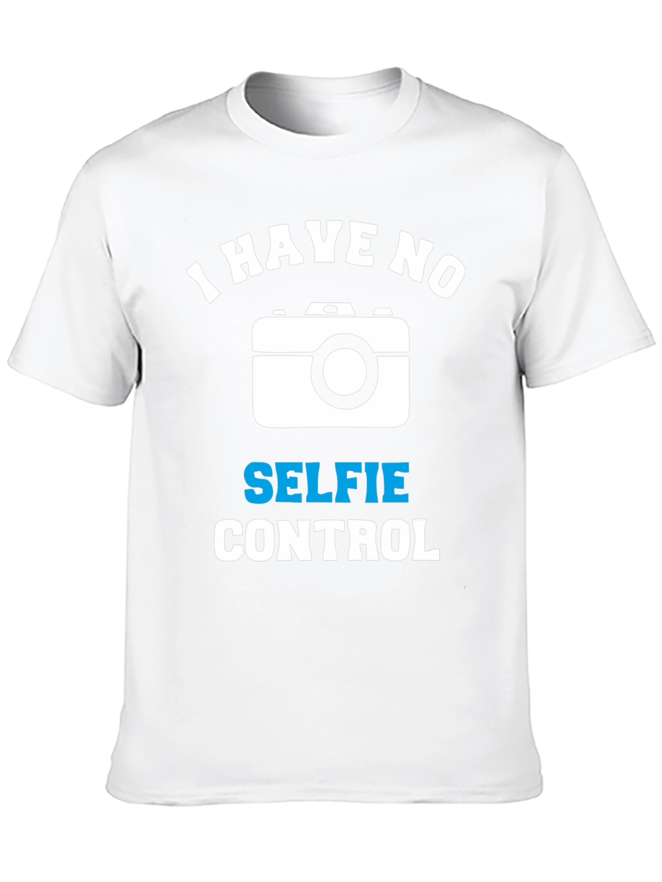 Funny Selfie Control Graphic T-Shirt