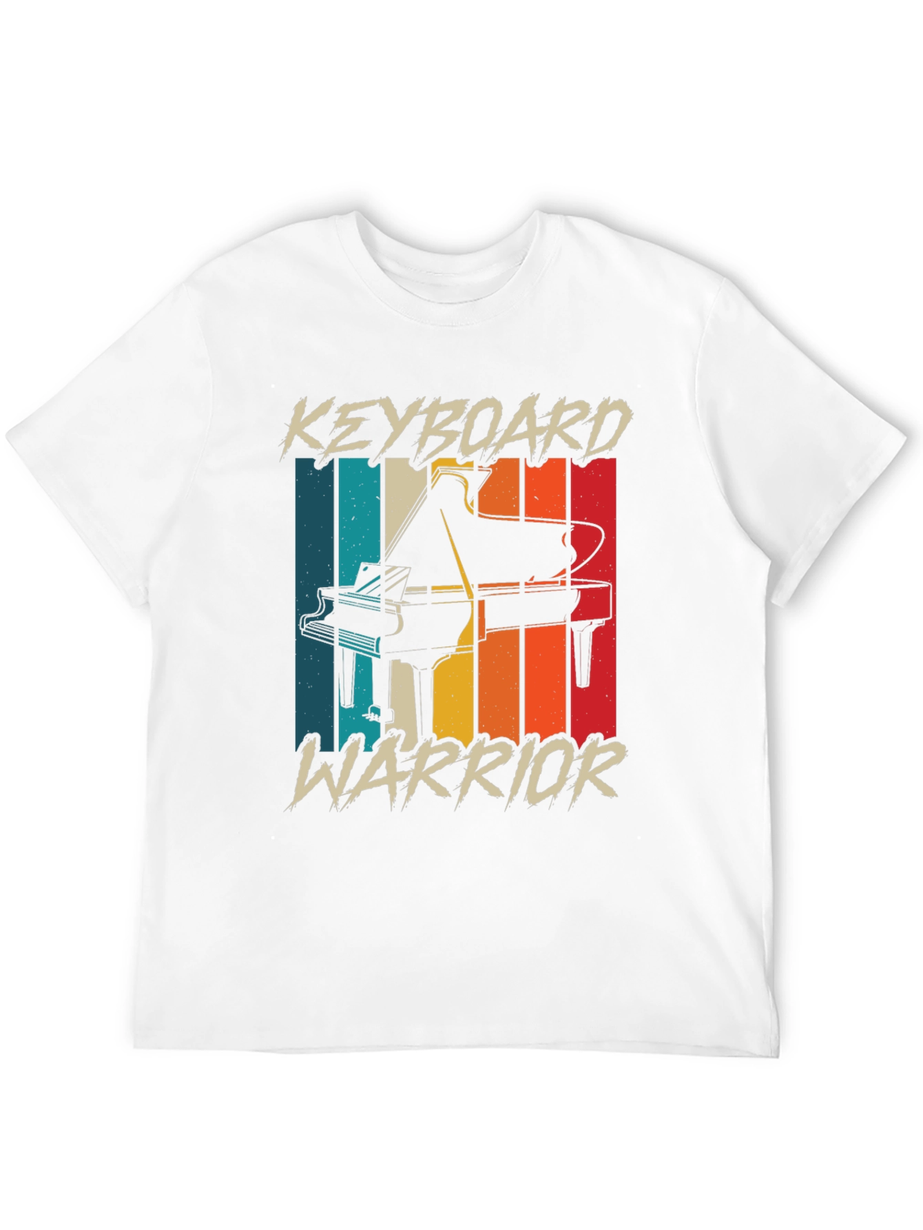 Keyboard Warrior Retro T-Shirt - Musician Apparel