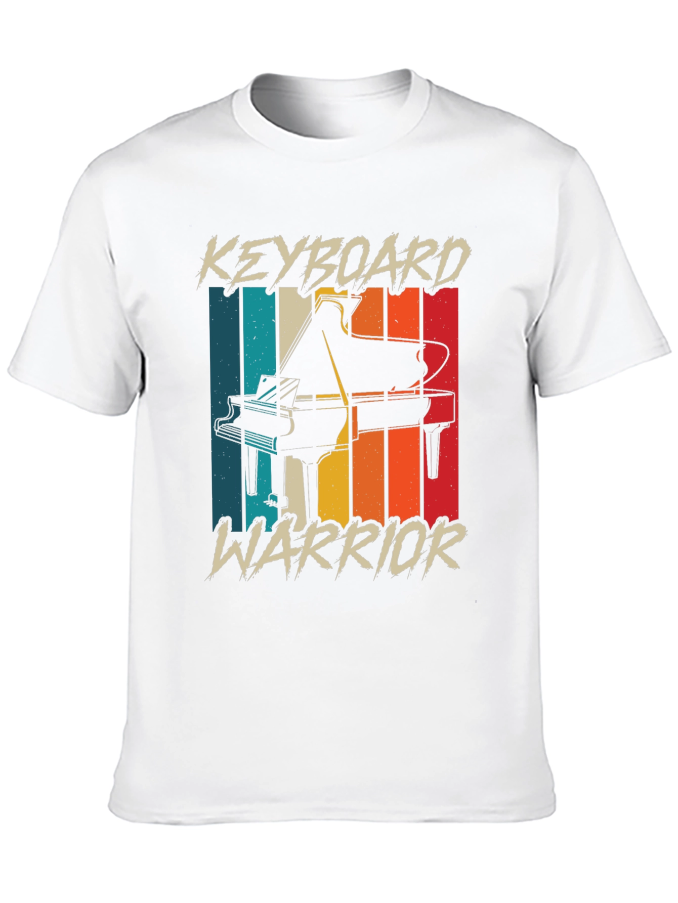 Keyboard Warrior Retro T-Shirt - Musician Apparel