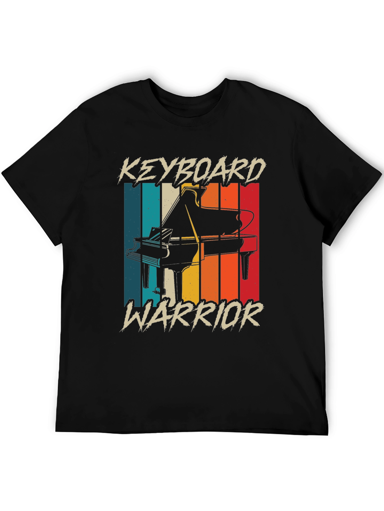 Keyboard Warrior Retro T-Shirt - Musician Apparel