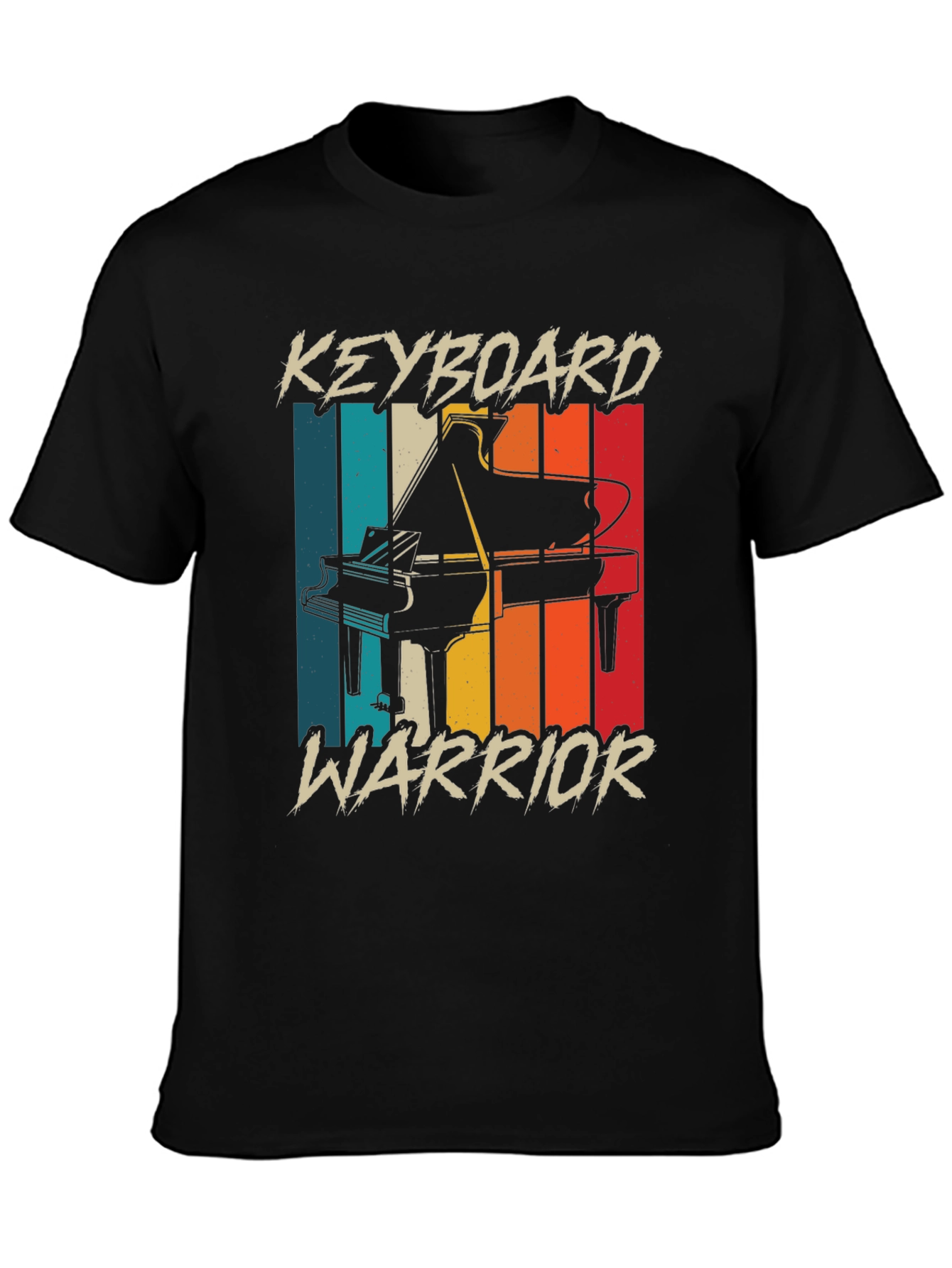 Keyboard Warrior Retro T-Shirt - Musician Apparel