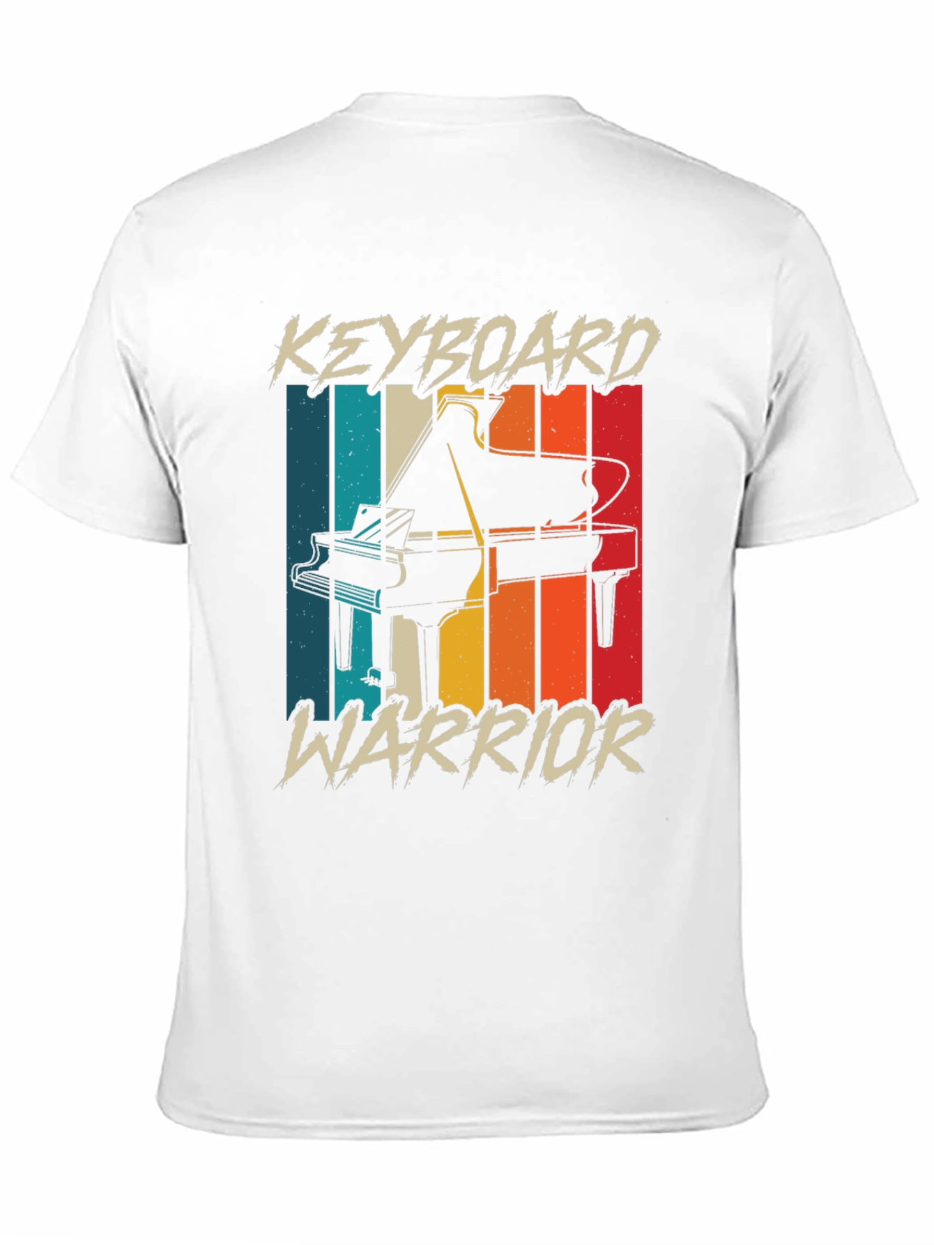 Keyboard Warrior Retro T-Shirt - Musician Apparel