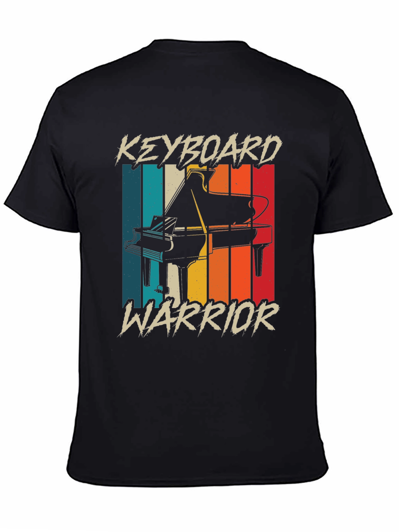 Keyboard Warrior Retro T-Shirt - Musician Apparel