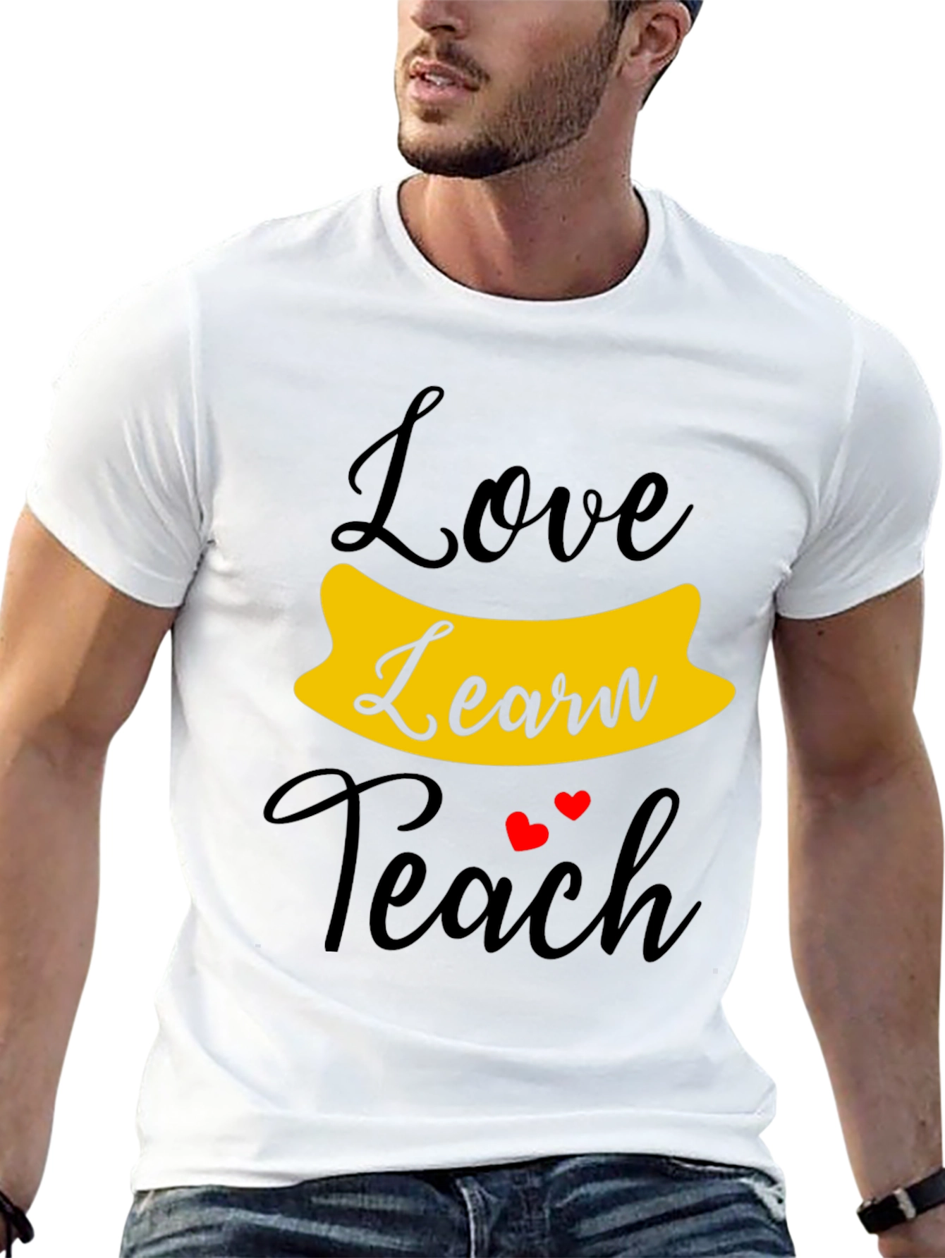 Love Learn Teach Graphic T-Shirt