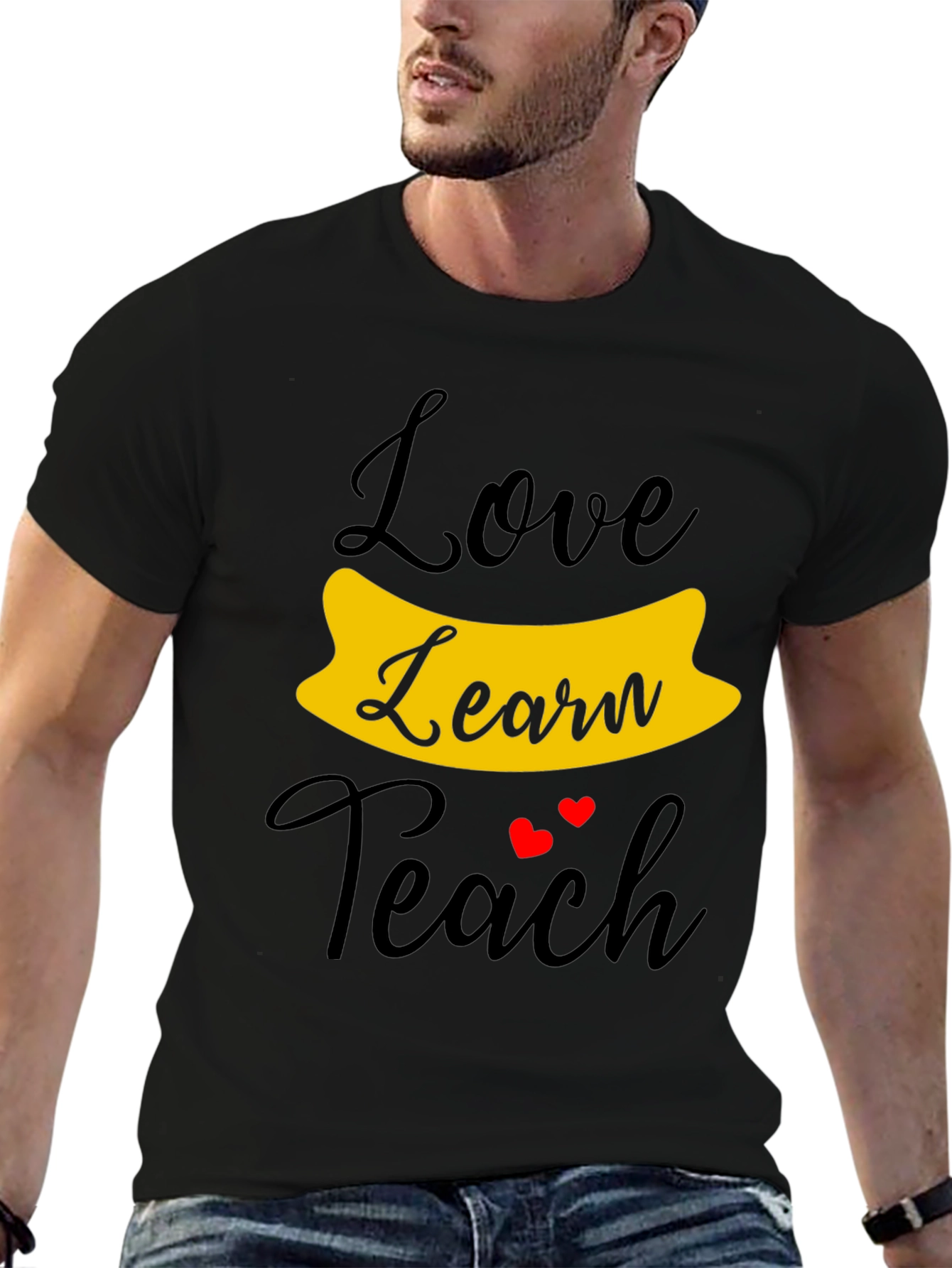 Love Learn Teach Graphic T-Shirt
