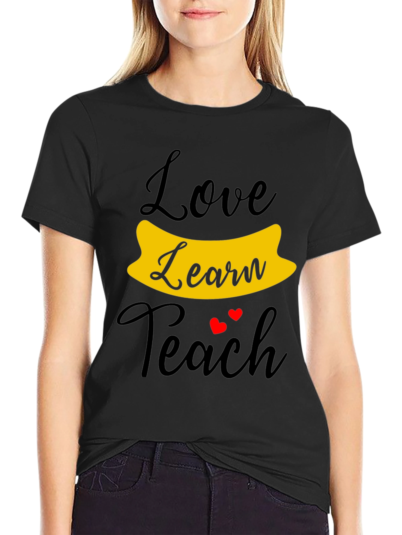 Love Learn Teach Graphic T-Shirt